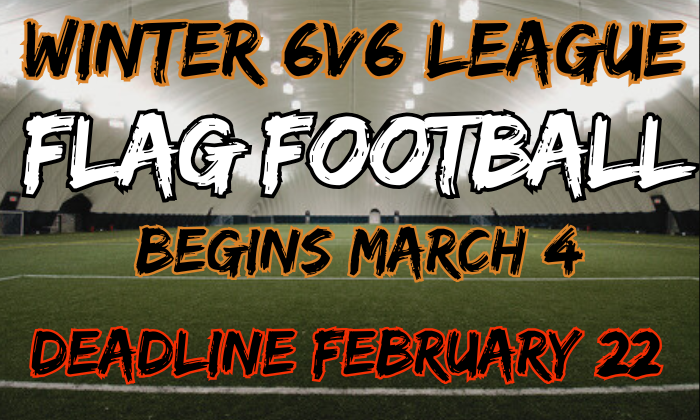 Last Week To Register For Indoor Flag