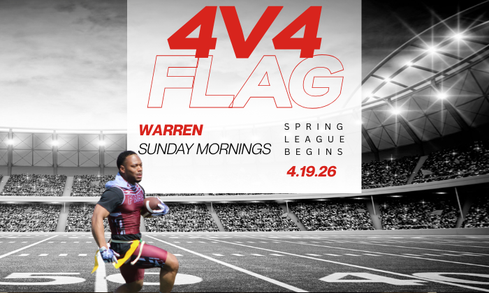 Join our 4v4 Flag Football League