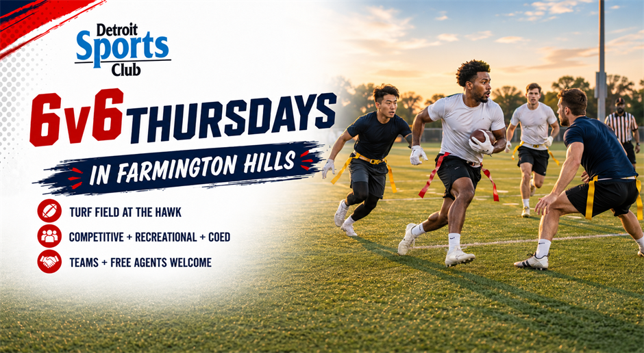 6v6 Flag Football in Farmington Hills