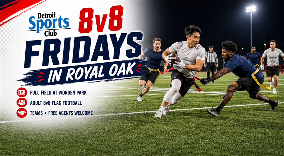  8v8 Flag Football in Royal Oak