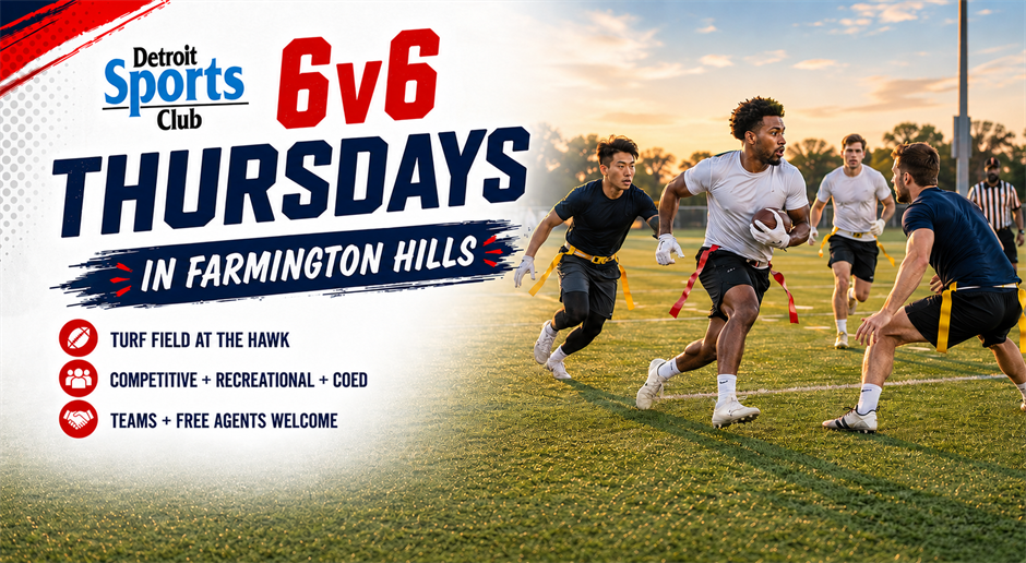 6v6 Flag Football in Farmington Hills