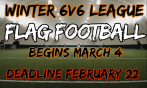 Last Week To Register For Indoor Flag