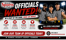 OFFICIALS WANTED